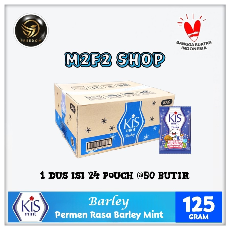 

Permen Kis Mint Rasa Barley - 125 gr (Kemasan Karton)