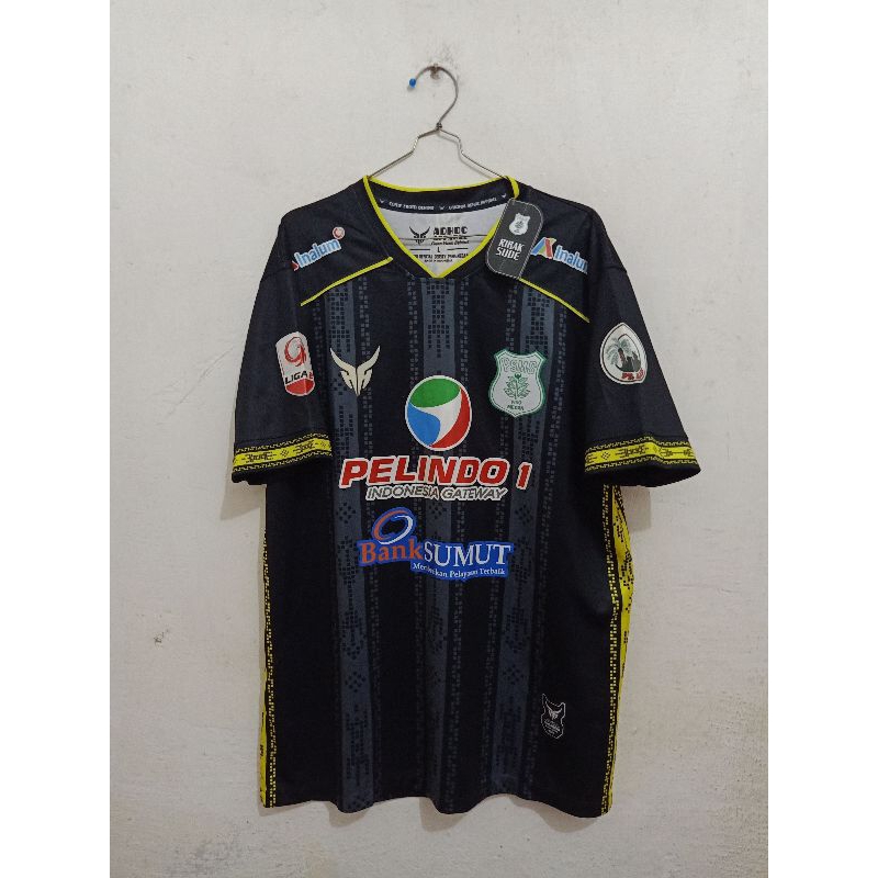 Jersey PSMS Medan GK Kiper Hitam Liga 2 2020 Original Player Issue Adhoc