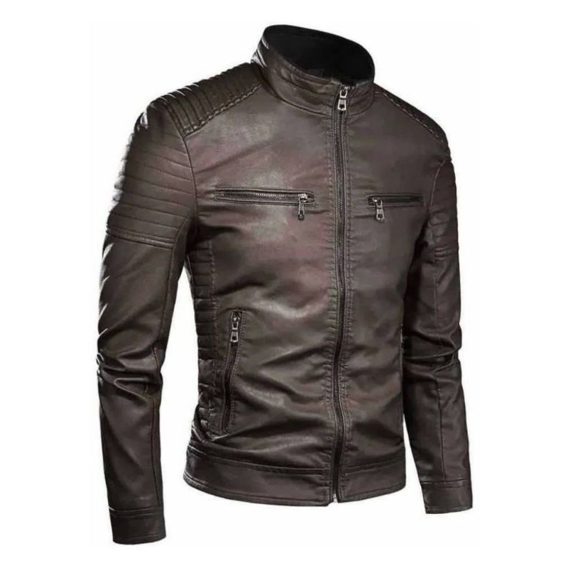 Jaket kulit Domba asli 100%-Jaket kulit pria keren-Jaket motor kulit domba