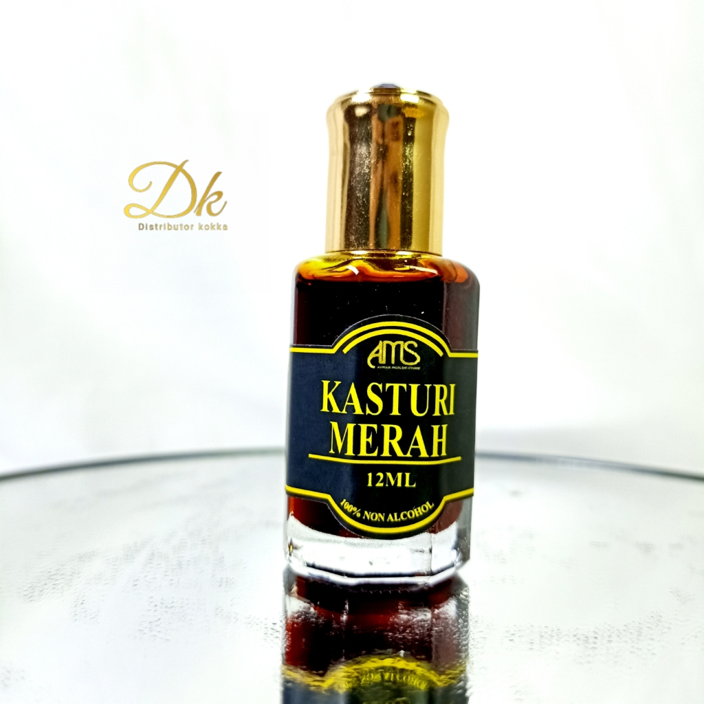 PARFUM AROMA KASTURI MERAH 12ML OLES PARFUM SHALAT FULL BIBIT MURNI (BY AMS)