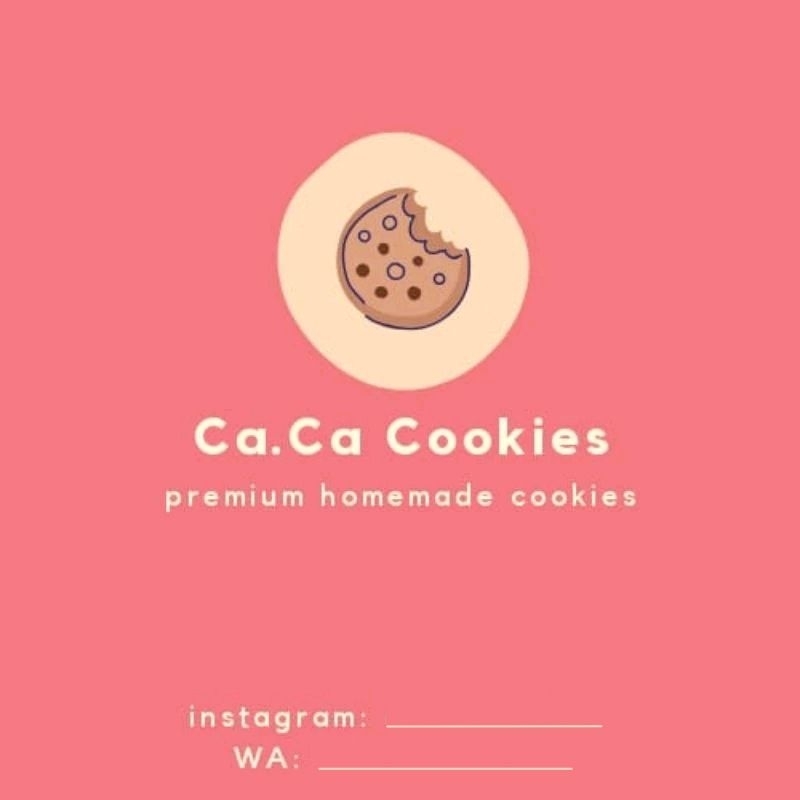 

Stiker kue/cemilan per pcs