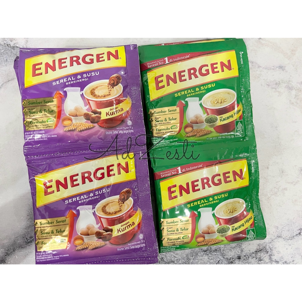 

Energen Sereal & Susu Renceng Isi 10 Pcs All Varian