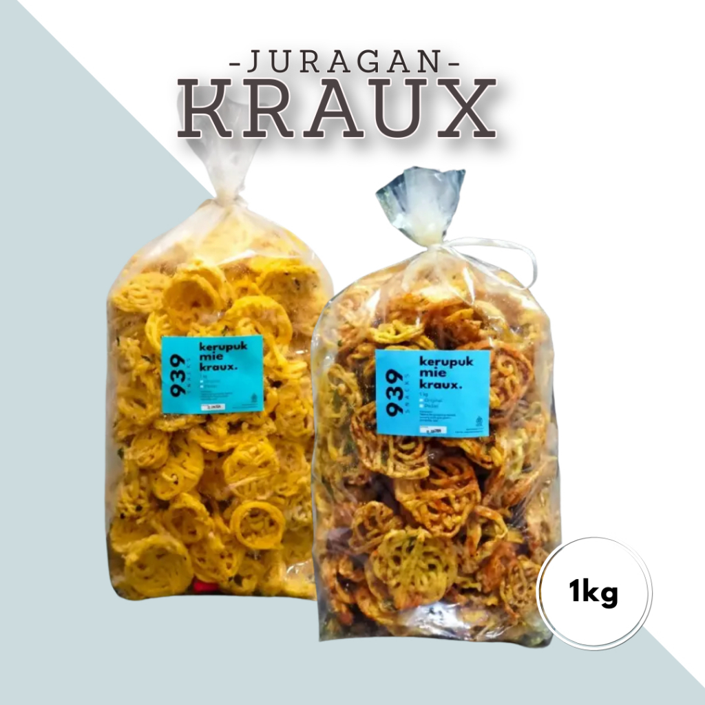 

Kerupuk Mie 1 kg bantet kering pedas gurih Kraux