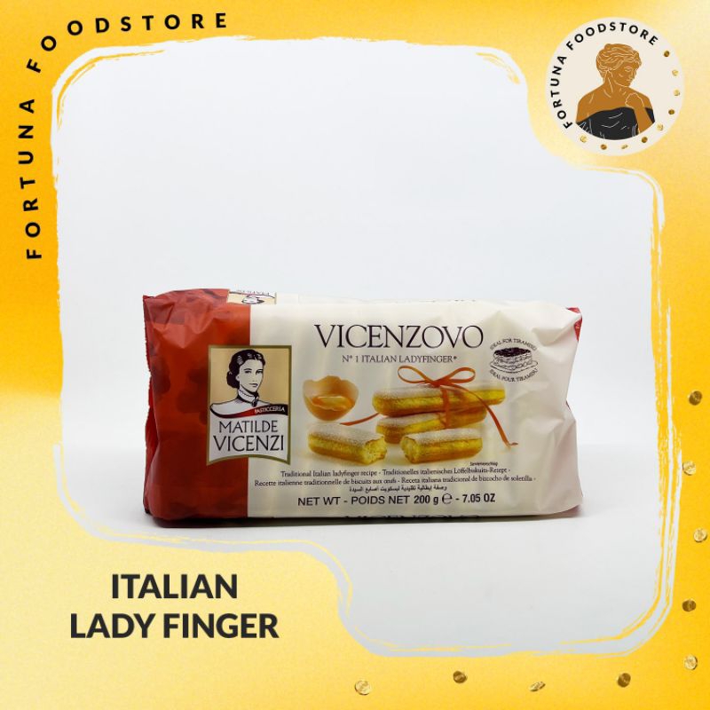 

Biskuit Vincenzovo Italian Ladyfinger 200gr