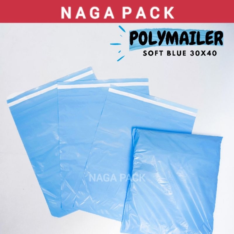 

POLYMAILER BIRU PREMIUM GLOSSY 30X40