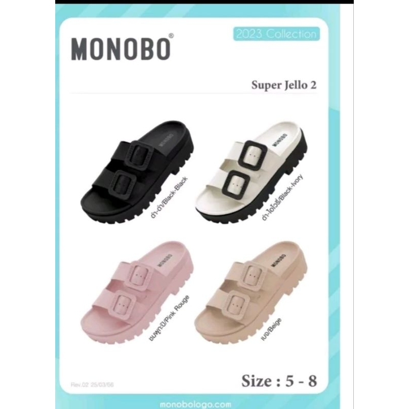 Monobo Sandal Wanita Super Jello 2 Bangkok READY