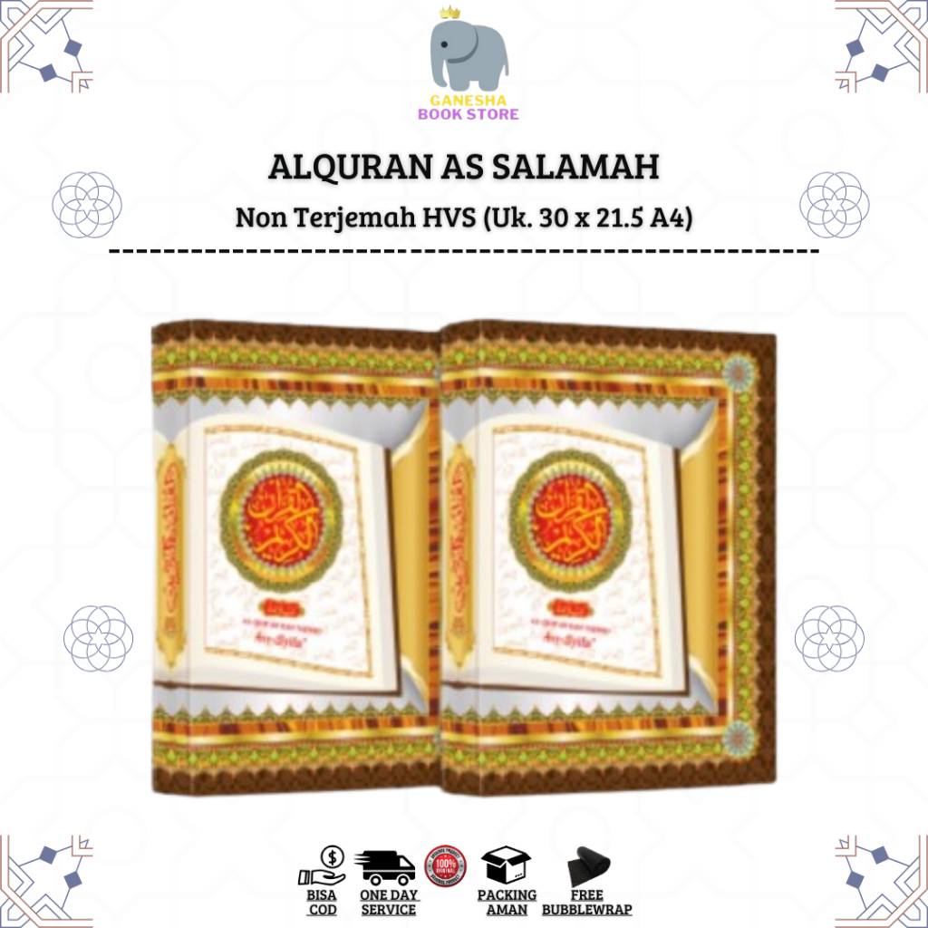 Alquran As Salamah Non Terjemah HVS A4  - Asy Syifa