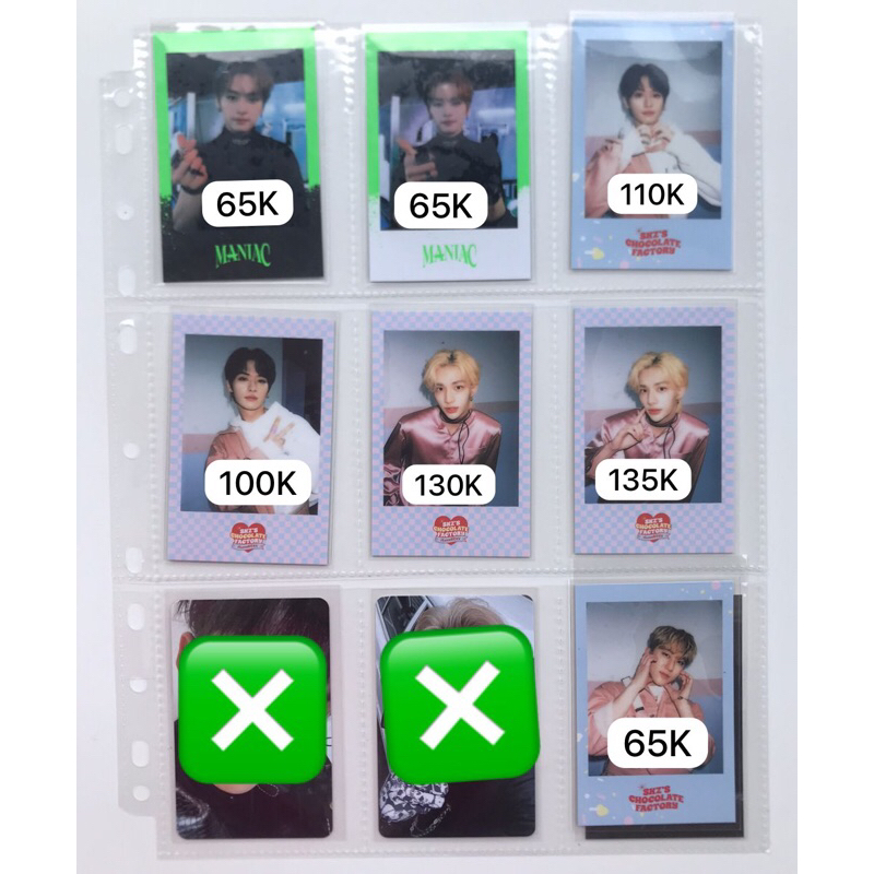 POB POLAROID STRAY KIDS SKZ FANMEET LOVESTAY HYUNJIN CHANGBIN SEUNGMIN