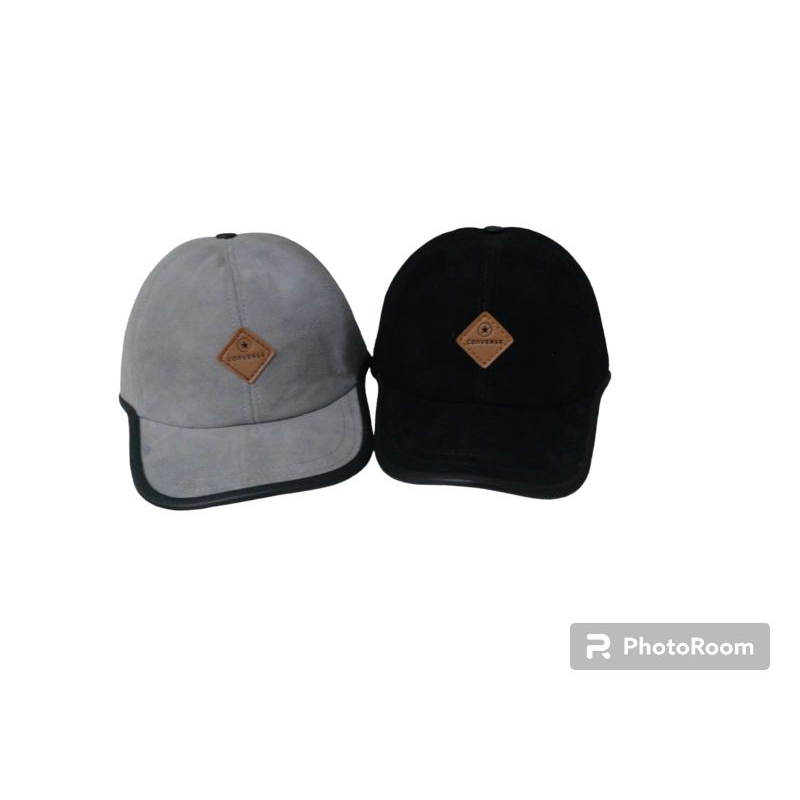 Topi Pria Wanita kulit suede