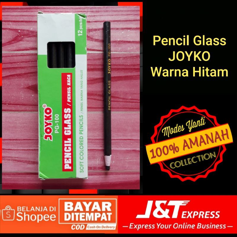 

(warna hitam) pensil glass joyko