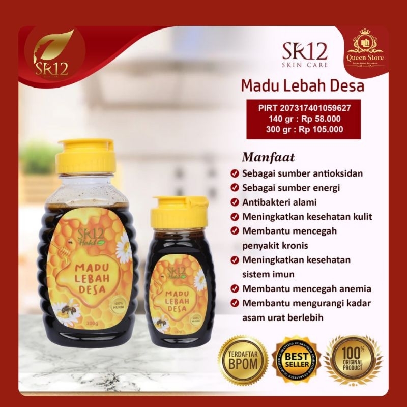 

Terlaris ❣️ Madu Lebah Desa SR12 | Madu Murni Asli Tanpa Pemanis Buatan Best Seller