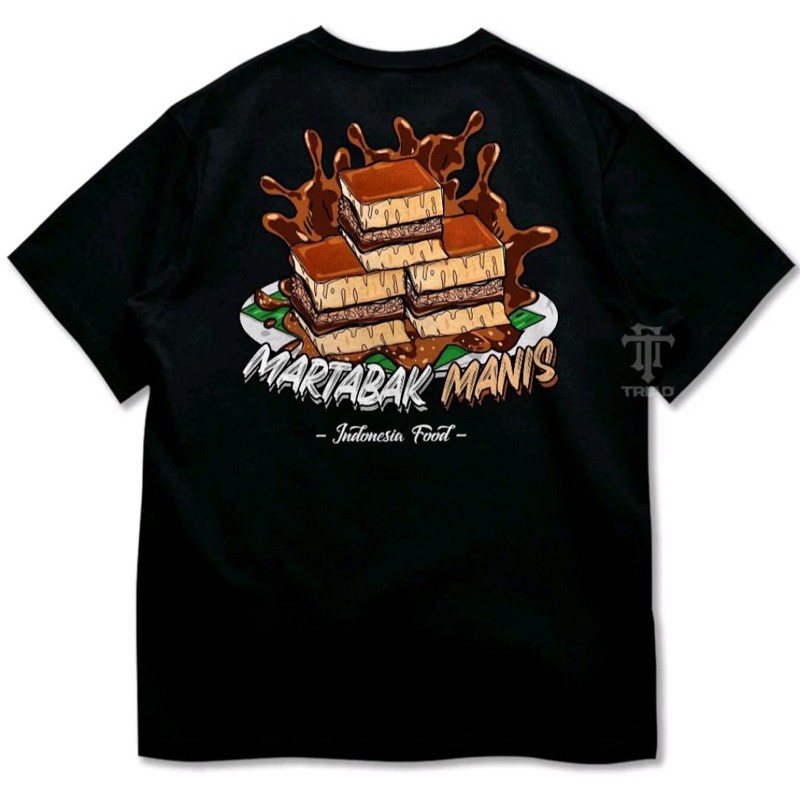 KAOS MARTABAK MANIS INDONESIA FOOD // KAOS KULINER INDONESIA