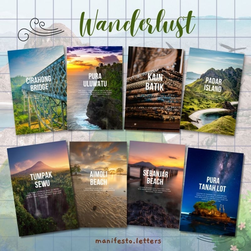 

Postcard Wanderlust | Kartu Pos Travel Indonesia | Nusa Tenggara Timur | Pantai | Padar