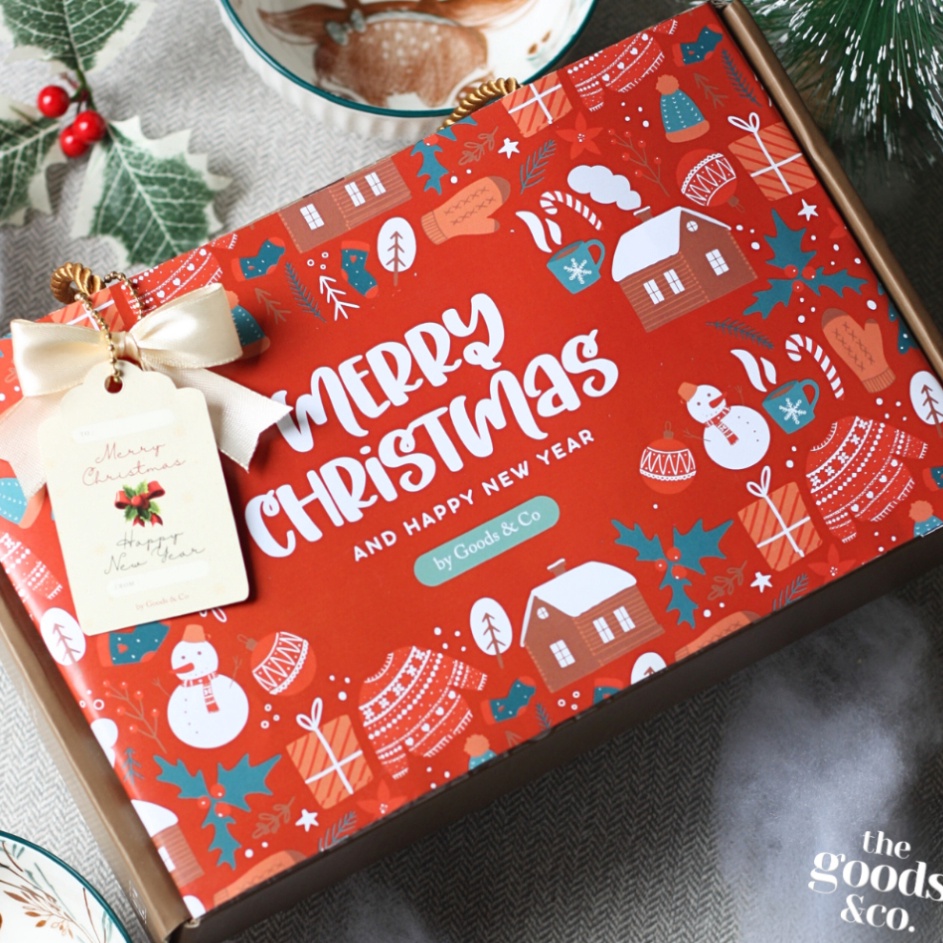 Promo  Hamper Christmas Bowl Set Christmas Hamper Natal dan Tahun Baru Mangkok Set Hampers NATAL