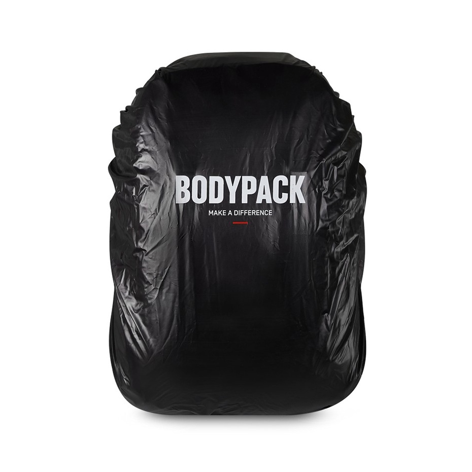 Pasti Ready  Pelindung Tas Bodypack Regen 1 Bag Cover  Hitam