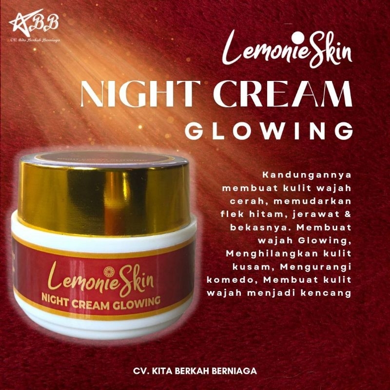 BISA COD TERLARIS Night Cream LemonieSkin