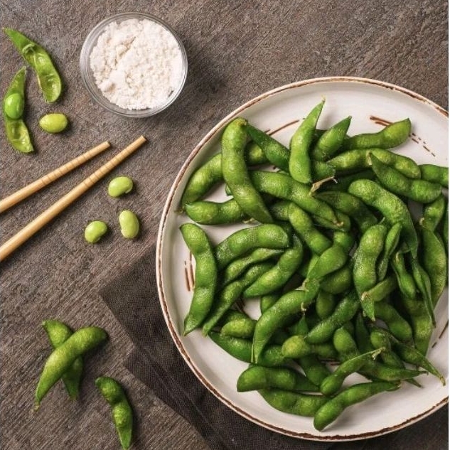 

edashi edamame / kacang / sarapan sehat / camilan