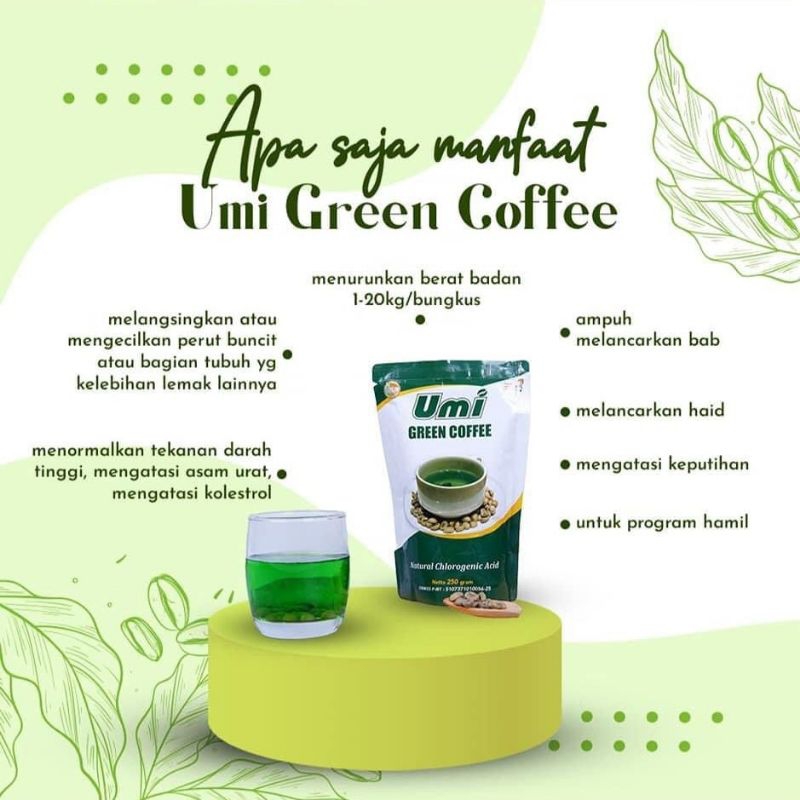 

Umi green coffee