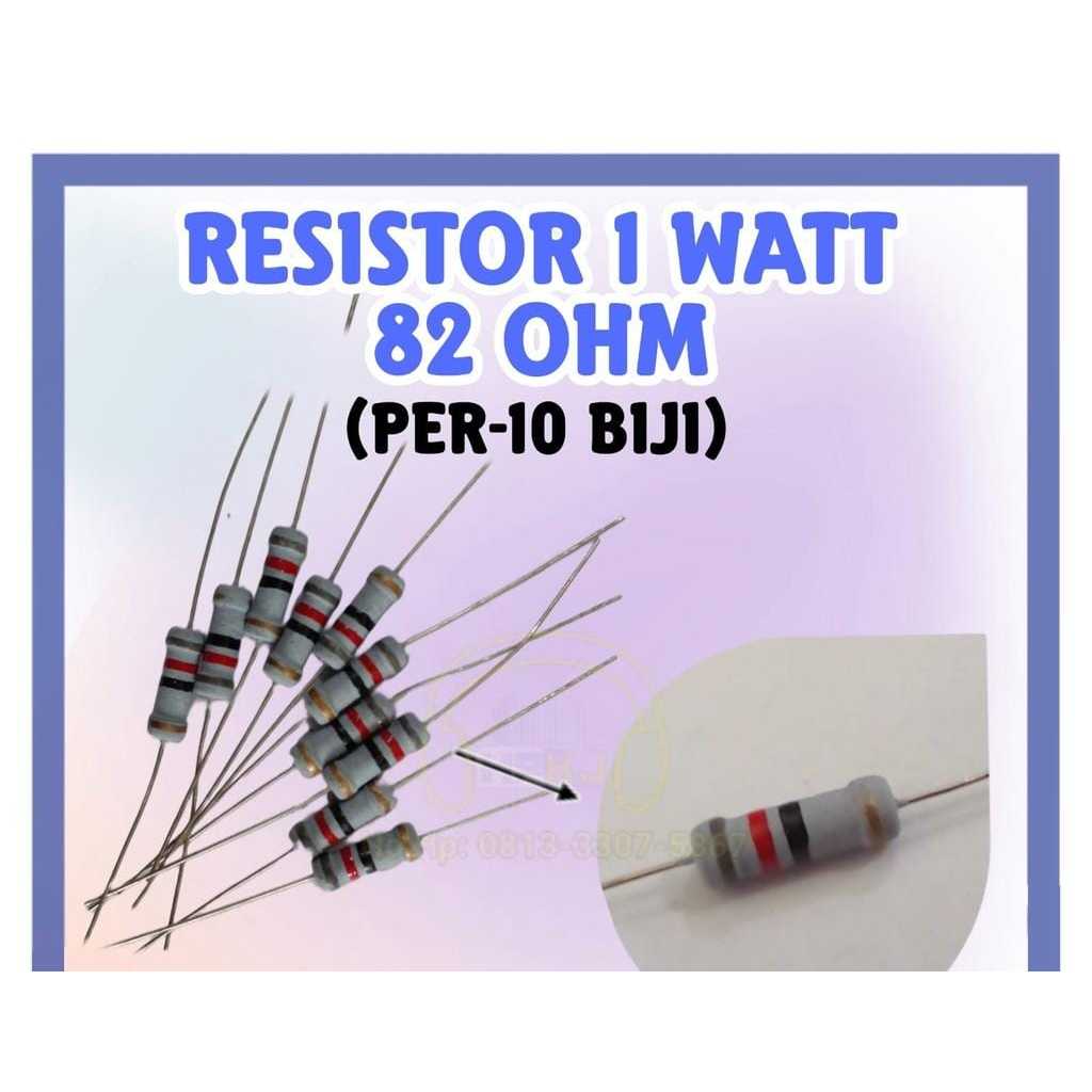 ( 40PCS ) RESISTOR 1 WATT 82 OHM 1watt 82ohm R 1 watt 82 ohm