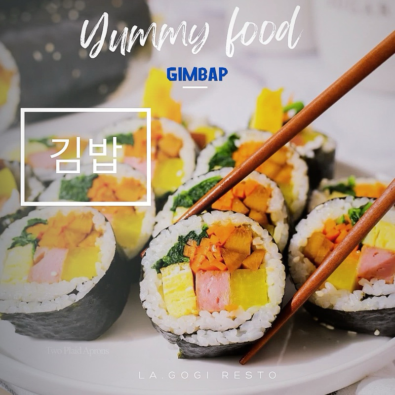 Gimbab-korean food