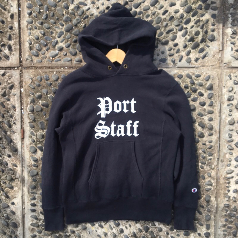vintage champion reverse weave warmup ‘port staff’