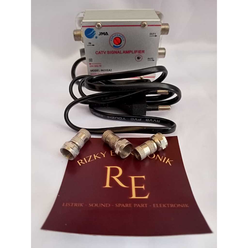 splitter booster antena tv cabang antena paralel catv signal amplifier