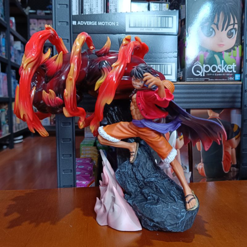 Recast Figure One Piece Luffy Red Rock Gear 3