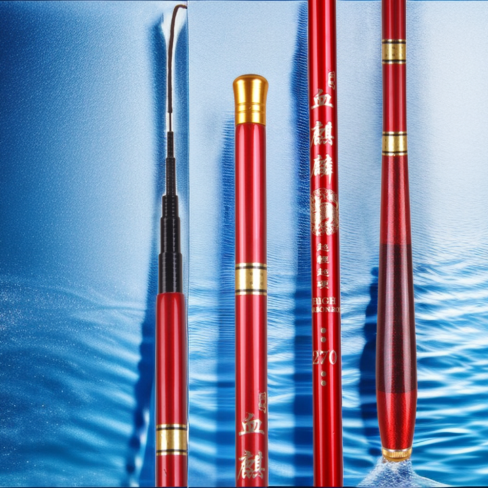 BingoLife Joran Pancing Karbon Tongkat Pendek 44cm Kaku Tegek 540 450 360 270 210 Alat Pancing Fishi