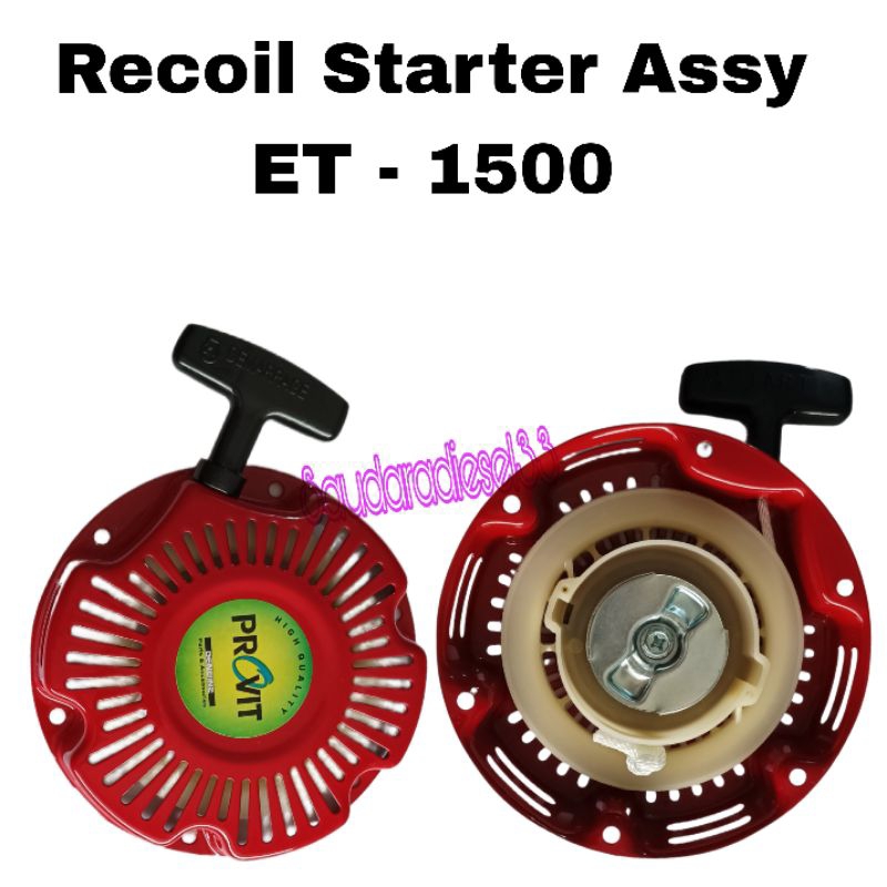 Recoil Starter Assy / Engkolan Mesin Genset ET - 1500