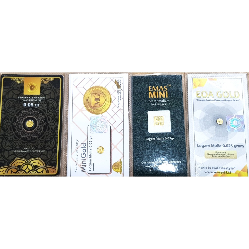 Logam Mulia Minigold Emasmini EOA gold