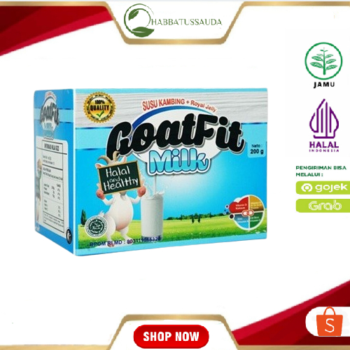 

Susu Kambing Etawa GOATFIT PUTIH SACHET Milk ORIGINAL 10 SACHET / Goat Fit