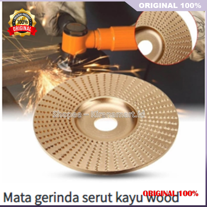 Mata Gerinda Kayu 4 inch 100% ORIGINAL