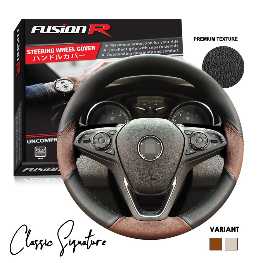 Cover Stir Mobil / Sarung Stir Fusion R Classic Signature Universal