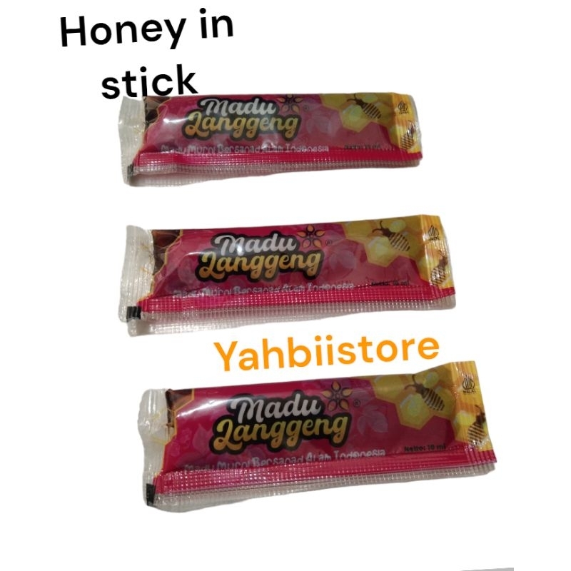 

madu murni sachet -honey in stick 3pcs