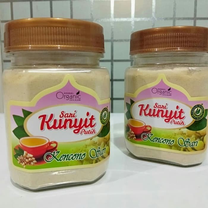 

Kunyit Putih Bubuk / Kunyit Serbuk Organik 100 gr Asli Kencono Sari Original