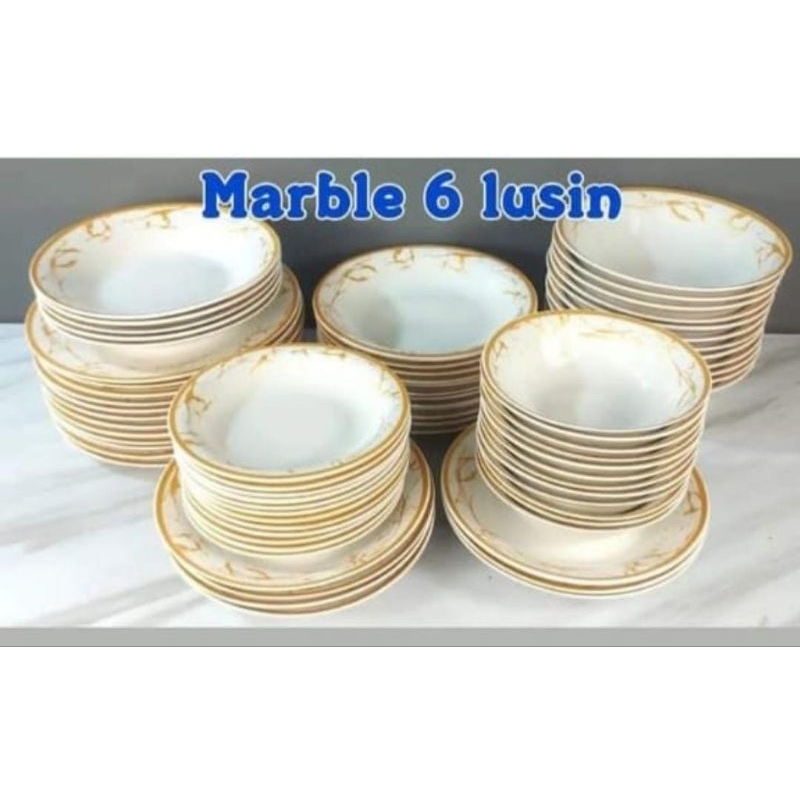 SET PIRING MAKAN MARBLE