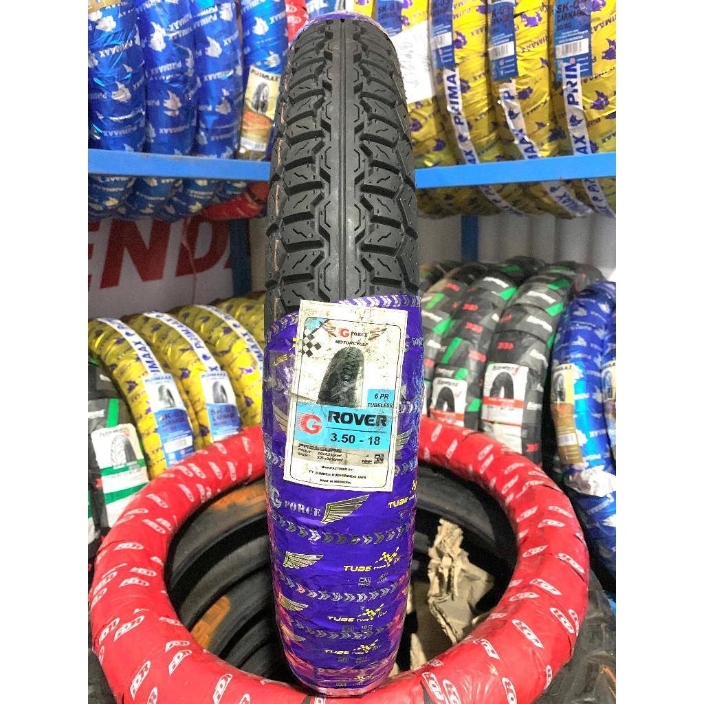 CUCI GUDANG BAN MOTOR G-FORCE ROVER 350-18 BAN MOTOR RING 18 TUBELESS ban luar 350-18 ban montor 350