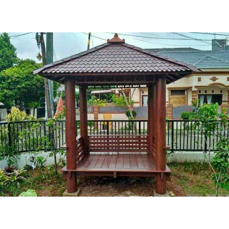 Gazebo Kayu Taman, Gazebo Pantai
