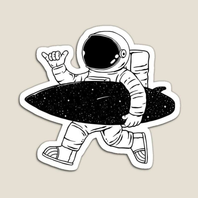 

STIKER GRAFTAC - SERIES ASTRONOT SURF - STIKER AESTHETIC LAPTOP, AKSESORIS HP, HIASAN TUMBLER