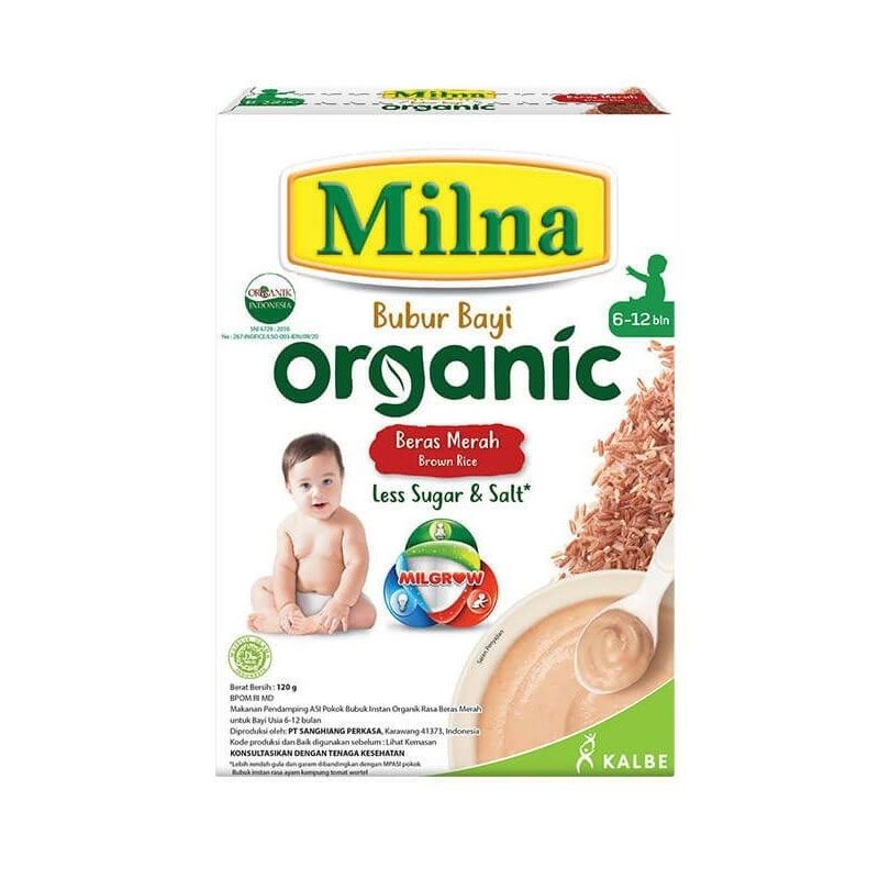 Milna Bubur Bayi organic (Beras Merah)