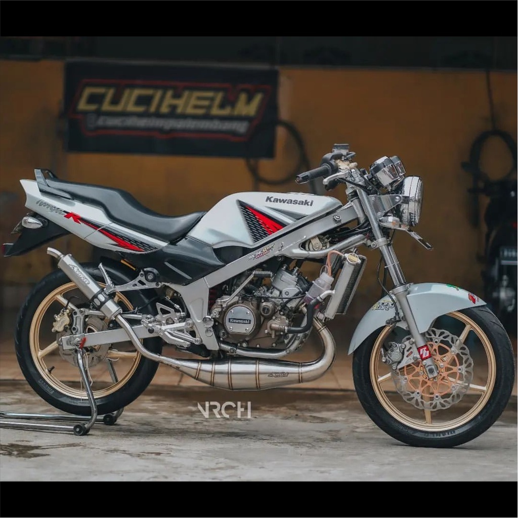 Knalpot ABRT20 Ninja R/SS/RR Kobra Stainless Leher Press ORIGINAL PABRIK ABRT20