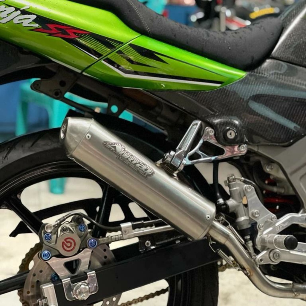 Knalpot ABRT20 Ninja R/SS Kobra BIG POWER 2 Stainless ORIGINAL PABRIK ABRT20