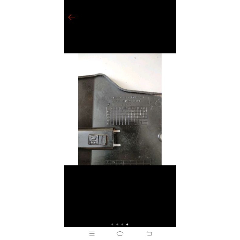 TUTUP ACCU AKI BAGIAN DALAM MOTOR FOR HONDA ABSOLUTE REVO FIT BARANG SECOND CABUTAN ORIGINAL% SIAP P