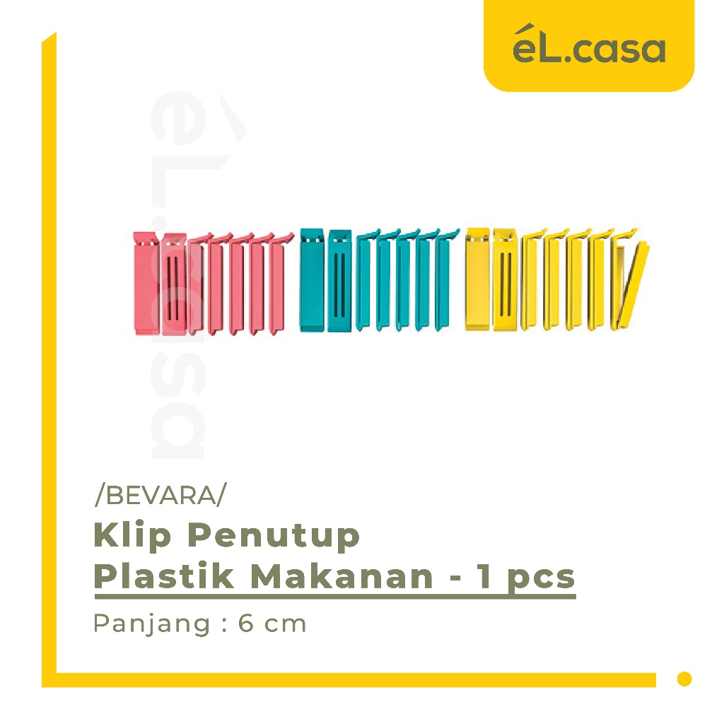 Klip Penjepit Plastik Seal Kecil - 1 pcs