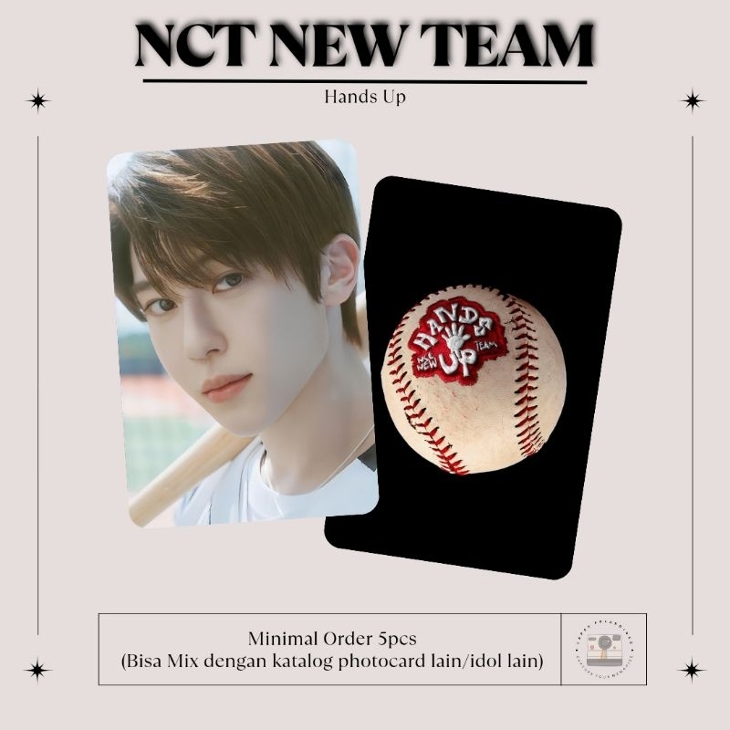 PHOTOCARD NCT NEW TEAM - HANDS UP