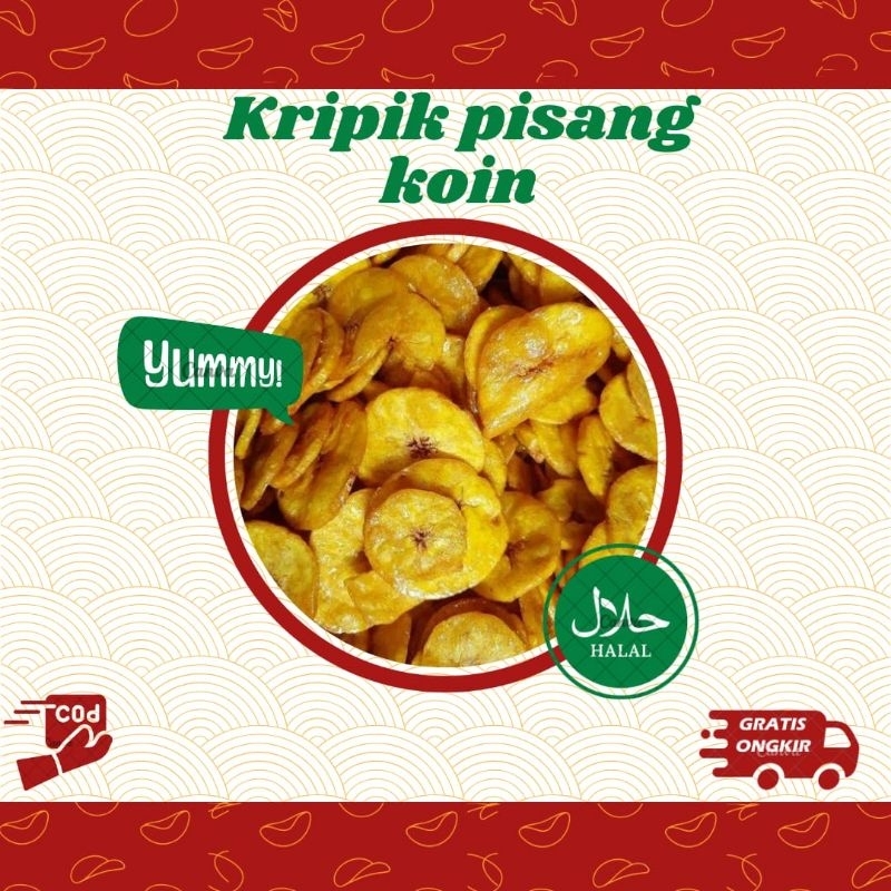 

keripik pisang manis karamel gula asli 200gr