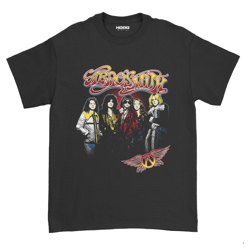 [ORI] Aero Smith T-shirt Reguler Fit Vintage Aero SMith Band Merchendise