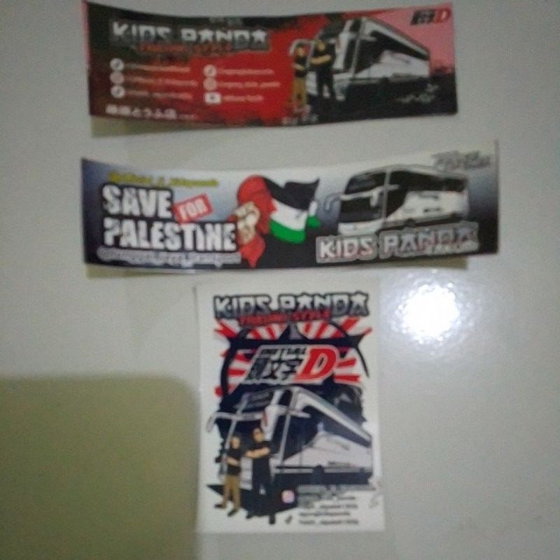 stiker bus tunggal jaya original
