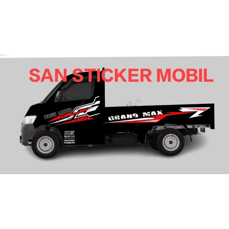 cutting sticker mobil pick up GRAND MAX desain terbaru pick up grand max