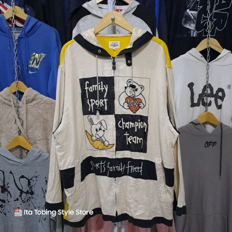 Sweater Ziper Hoodie Vintage Jean_Charles de Castelbajac Sport (unisex)